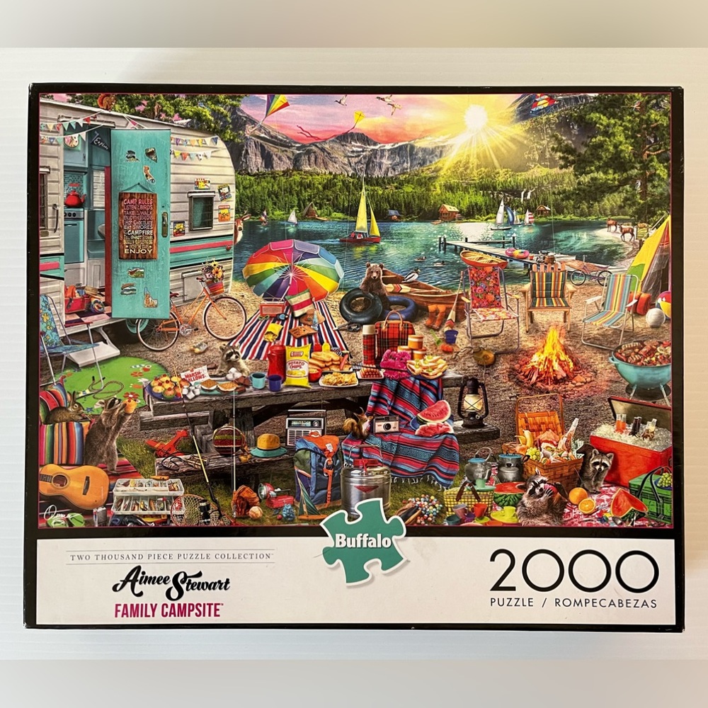 Buffalo Games “Family Campsite” 2000 Piece Jigsaw Puzzle